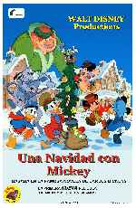 carátula carteles de Una Navidad Con Mickey