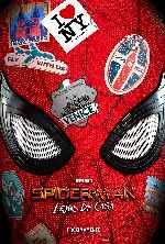 carátula carteles de Spider-man - Lejos De Casa