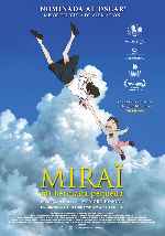 carátula carteles de Mirai - Mi Hermana Pequena