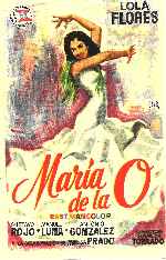 carátula carteles de Maria De La O - 1959
