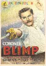 carátula carteles de Coronel Blimp