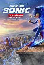 carátula carteles de Sonic - La Pelicula - V2