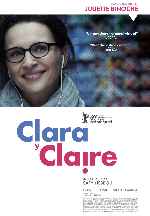 carátula carteles de Clara Y Claire