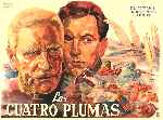 carátula carteles de Las Cuatro Plumas - 1939 - V5