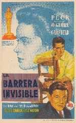 carátula carteles de La Barrera Invisible