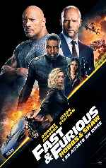 cartula carteles de Fast & Furious - Hobbs & Shaw - V2