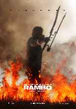 carátula carteles de Rambo - Last Blood