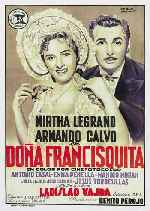 carátula carteles de Dona Francisquita - V2