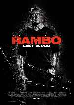 carátula carteles de Rambo - Last Blood - V2