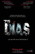 carátula carteles de 75 Dias