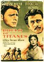 carátula carteles de Duelo De Titanes - 1957 - V2