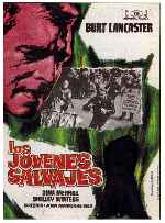 carátula carteles de Los Jovenes Salvajes