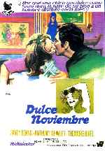 carátula carteles de Dulce Noviembre - 1968