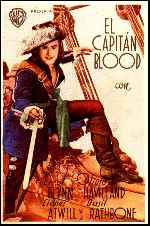 carátula carteles de El Capitan Blood - V09