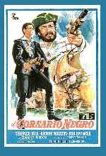 carátula carteles de El Corsario Negro - 1971 - V2