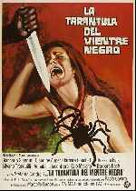 carátula carteles de La Tarantula Del Vientre Negro