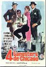 carátula carteles de 4 Gangsters De Chicago - V2