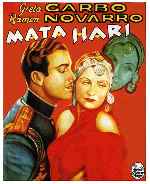 carátula carteles de Mata Hari - 1932 - V2
