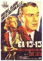 carátula carteles de El 13-13