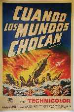 carátula carteles de Cuando Los Mundos Chocan - V3