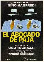 carátula carteles de El Abogado De Paja
