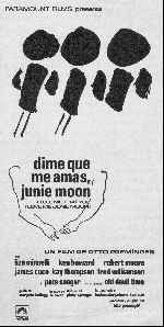 carátula carteles de Dime Que Me Amas Junie Moon
