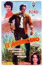 carátula carteles de El Americano - 1955