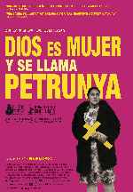 carátula carteles de Dios Es Mujer Y Se Llama Petrunya
