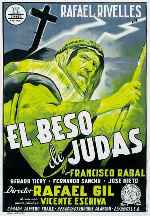 carátula carteles de El Beso De Judas - 1954