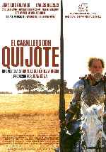carátula carteles de El Caballero Don Quijote