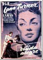 carátula carteles de La Viuda Alegre - 1952 - V2