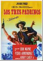 carátula carteles de Los Tres Padrinos