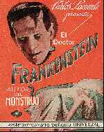 carátula carteles de El Doctor Frankenstein - 1931 - V3