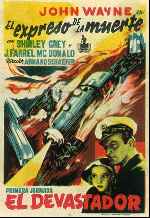 carátula carteles de El Expreso De La Muerte - 1932 - El Devastador