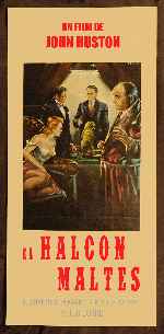 carátula carteles de El Halcon Maltes - 1941 - V4