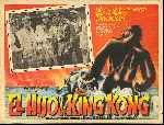carátula carteles de El Hijo De King Kong