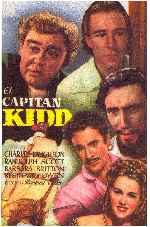 carátula carteles de El Capitan Kidd