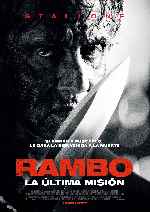 carátula carteles de Rambo - La Ultima Mision