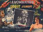 carátula carteles de La Momia Azteca Contra El Robot Humano