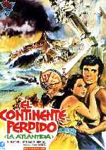 carátula carteles de El Continente Perdido - La Atlantida