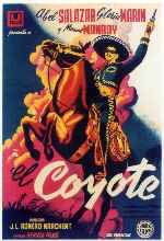 carátula carteles de El Coyote - 1954
