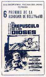 carátula carteles de El Crepusculo De Los Dioses - V2