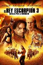 carátula carteles de El Rey Escorpion 3 - Batalla Por La Redencion