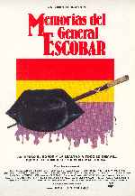 carátula carteles de Memorias Del General Escobar