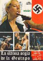 carátula carteles de La Ultima Orgia De La Gestapo