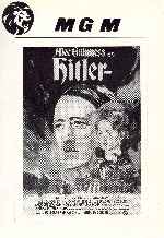 cartula carteles de Hitler Los Diez Ultimos Dias