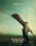 carátula carteles de Monster Hunter - La Caceria Comienza - V2