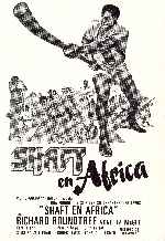 carátula carteles de Shaft En Africa