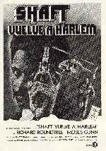 carátula carteles de Shaft Vuelve A Harlem
