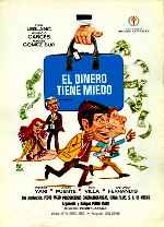 carátula carteles de El Dinero Tiene Miedo